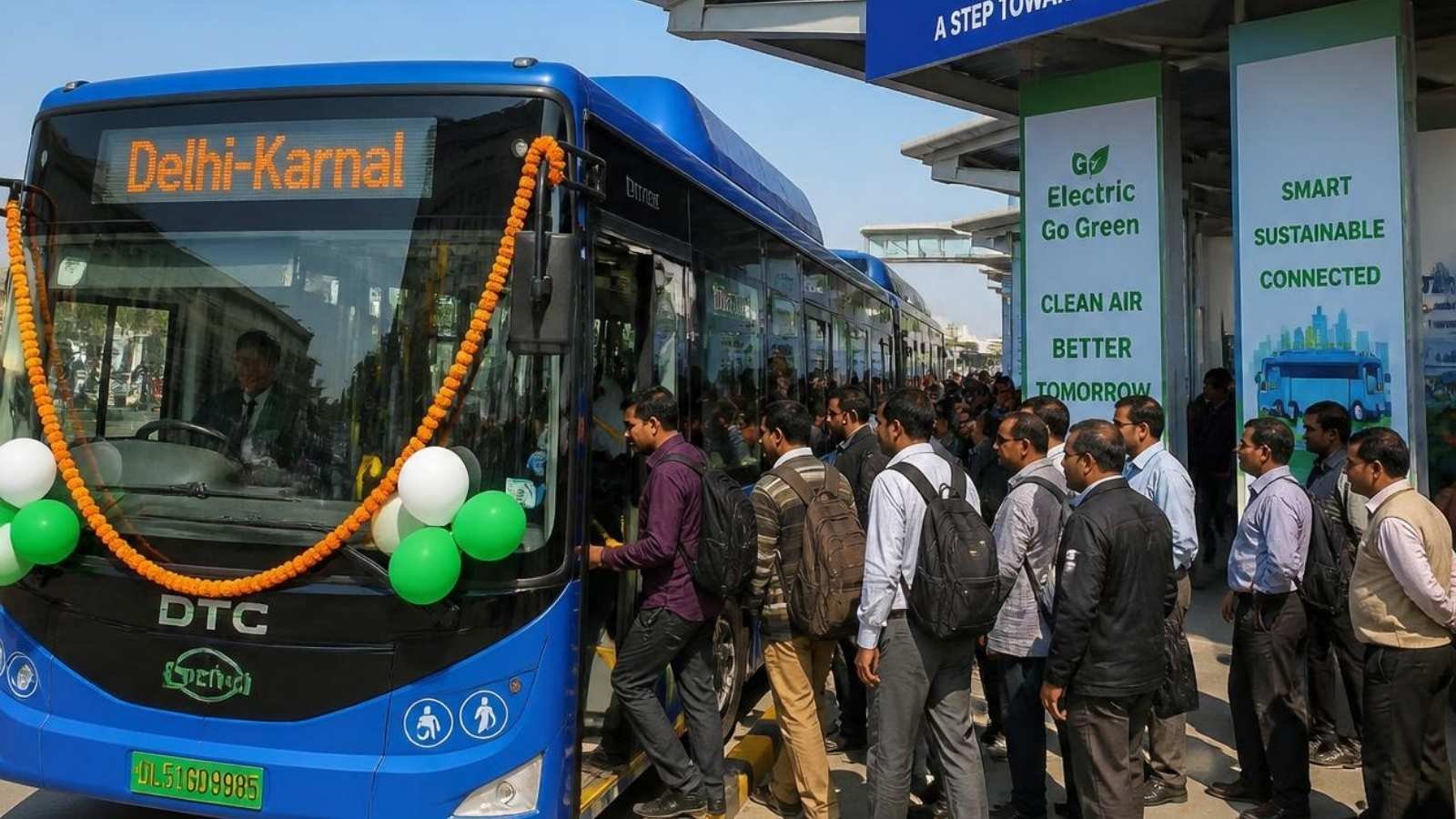 Delhi to Karnal DTC AC Electric Bus: Fares, Route & Rules