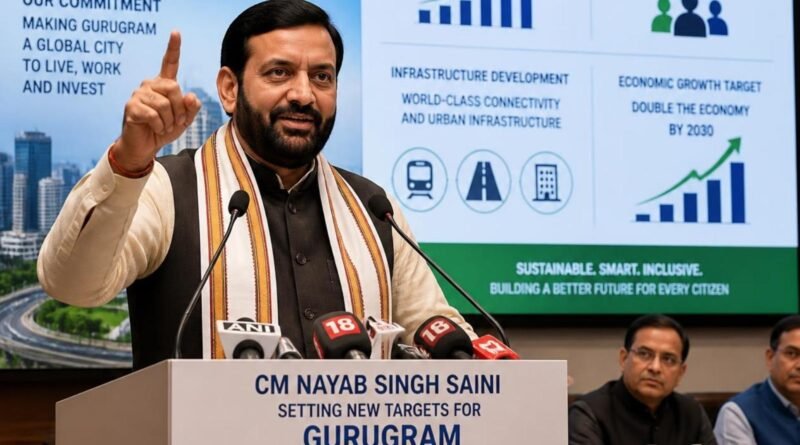 CM Saini Sets 3-Month Target for Gurugram Global City
