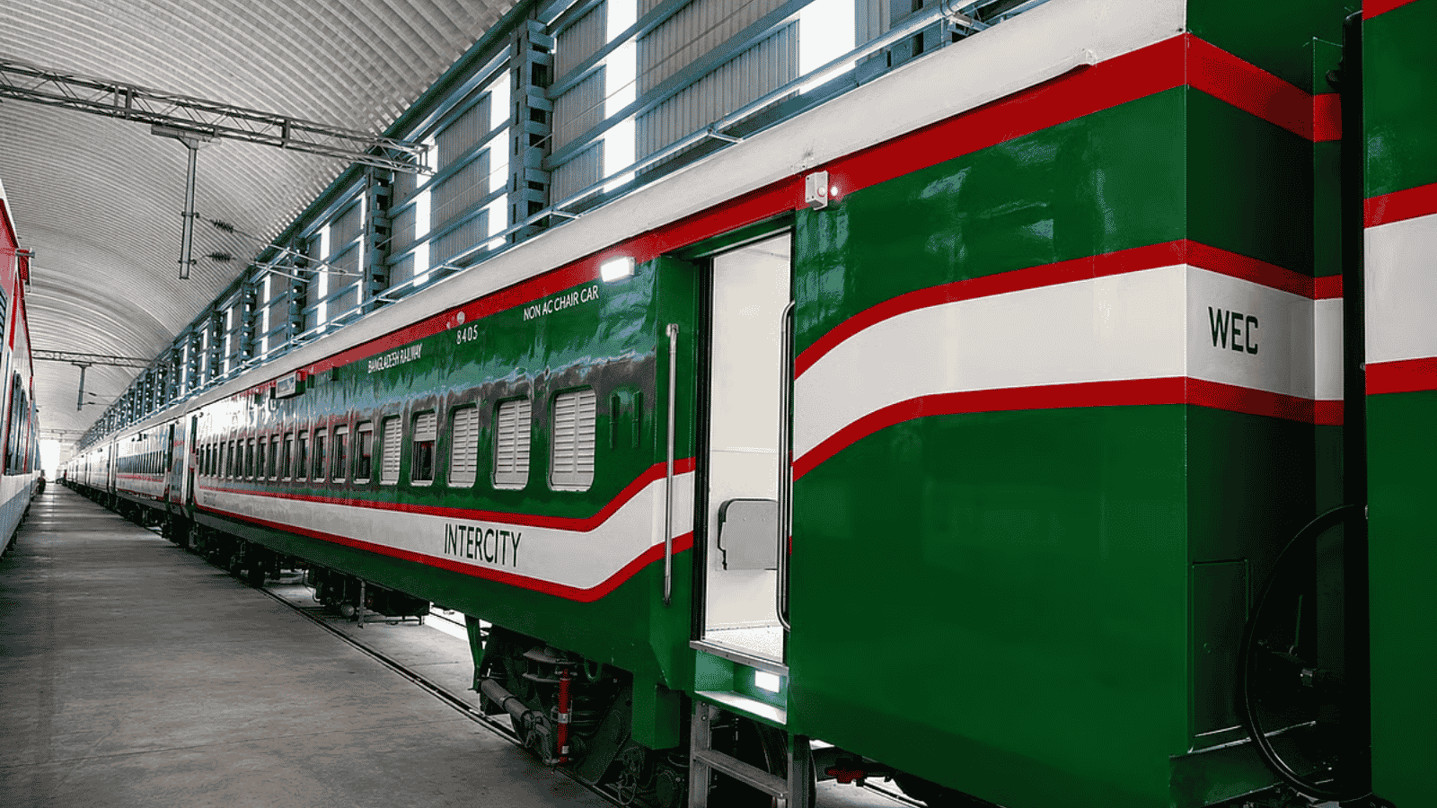 India Rolls Out First 19-Coach Custom LHB Train for Bangladesh