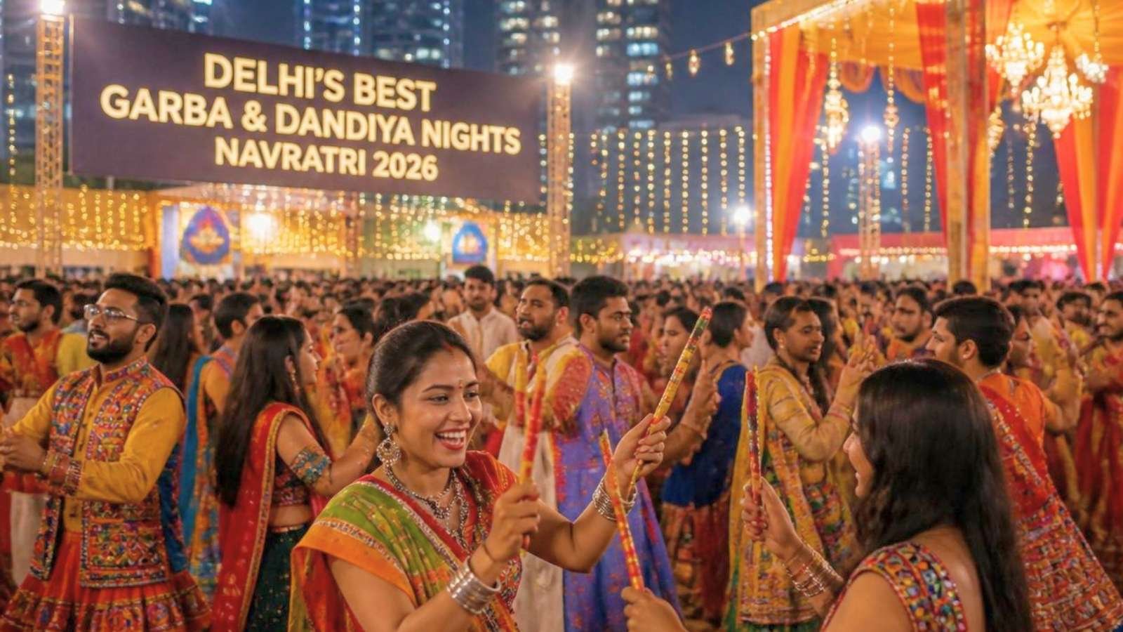 Delhi’s Best Garba & Dandiya Nights: Navratri 2026 Guide