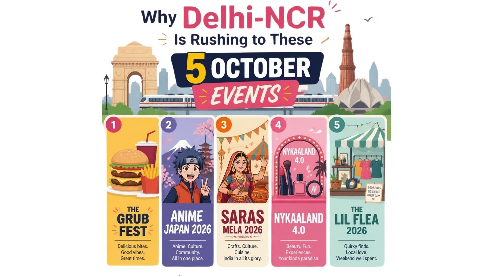 Why Delhi-NCR Is Rushing to These 5 October Events