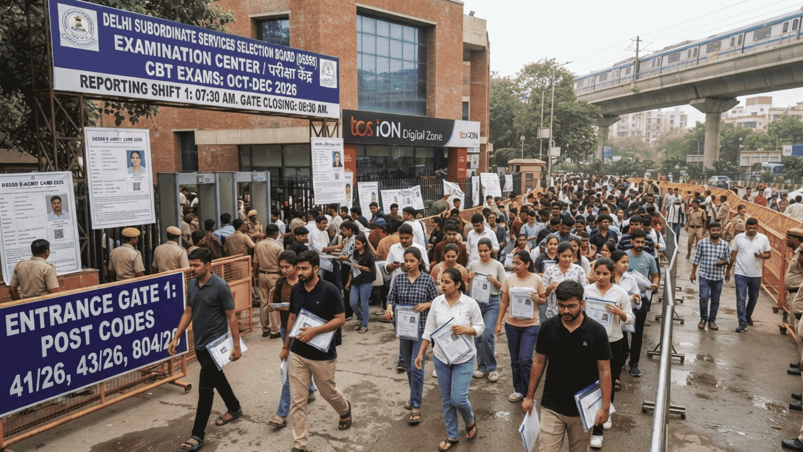 DSSSB Exam 2026: Shift Timings, Admit Card & Prohibited Items
