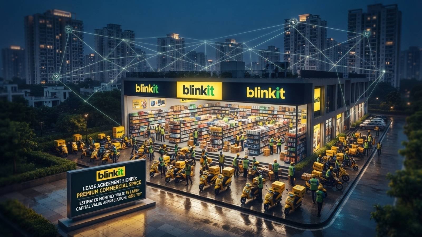 How Blinkit Dark Stores Rewrite Gurugram Real Estate