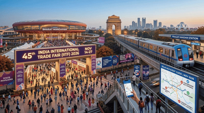 Delhi NCR November 2026 Event Guide: Mega Fairs, Concerts & Tickets