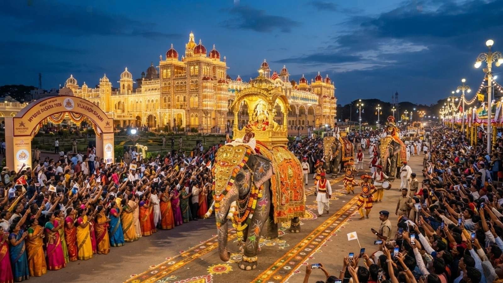 Mysore Dasara 2026: Jamboo Savari, Drone Show & Palace Guide