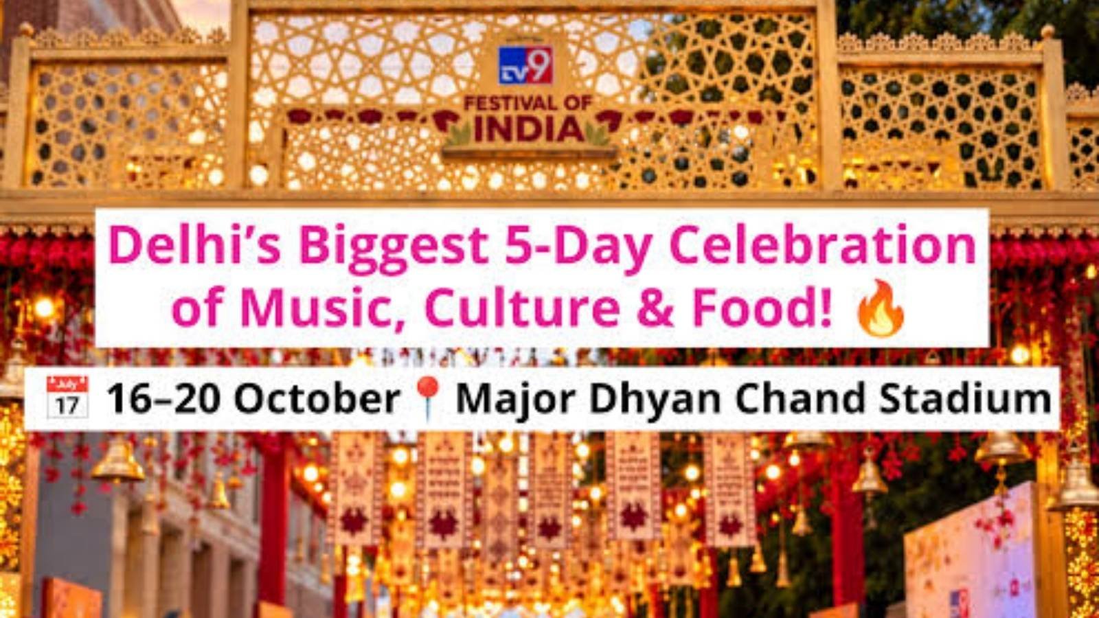 TV9 Festival of India 2026: Delhi’s Ultimate 5-Day Cultural & Music Fest